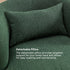Ashlie Bouclé Swivel Barrel Chair - Comfy Swivel Chair | Accent Swivel Chairs | Kinwell Furniture | Mid Century Swivel Chairs